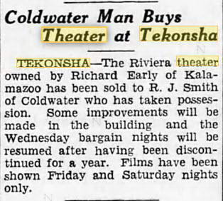 Riviera Theater - 27 Oct 1936 Changes Hands (newer photo)